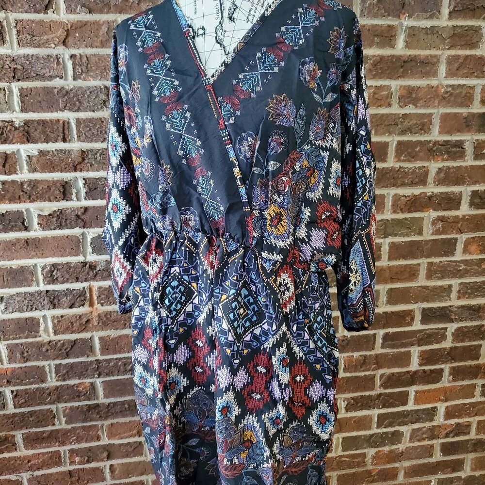 ~NEW~ Haptics Short Sleeve Linen Dress - 2X